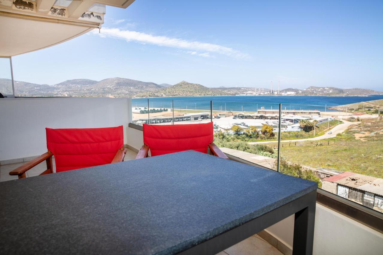 Komfort City Apartment "Elias" Mit Meerblick In Lavrio Exterior photo