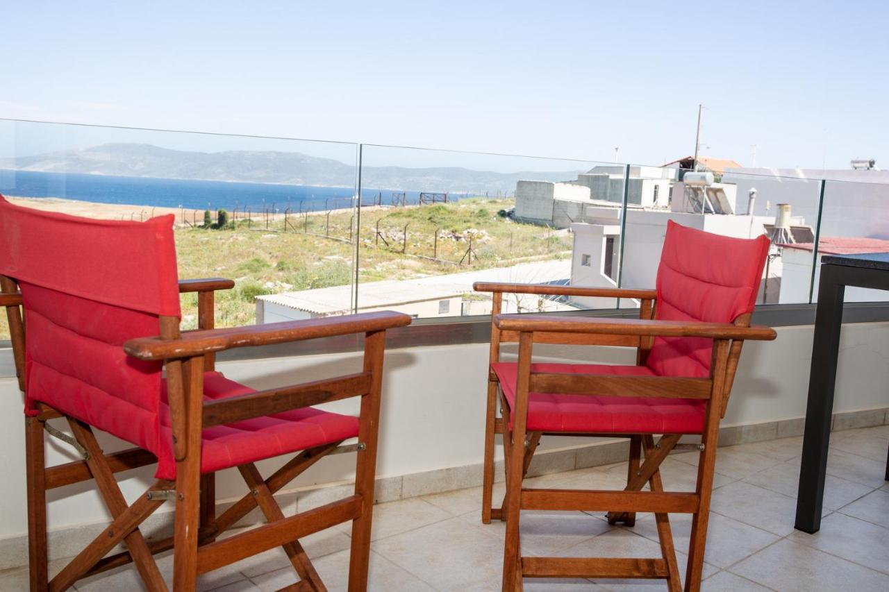 Komfort City Apartment "Elias" Mit Meerblick In Lavrio Exterior photo
